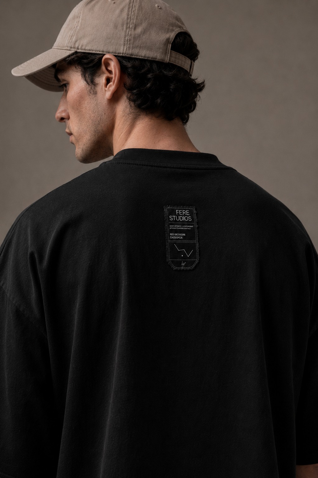 Cassiopeia Black Patch T-Shirt