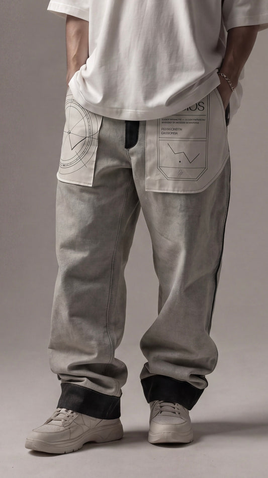 Cassiopeia Structured Denim Pants