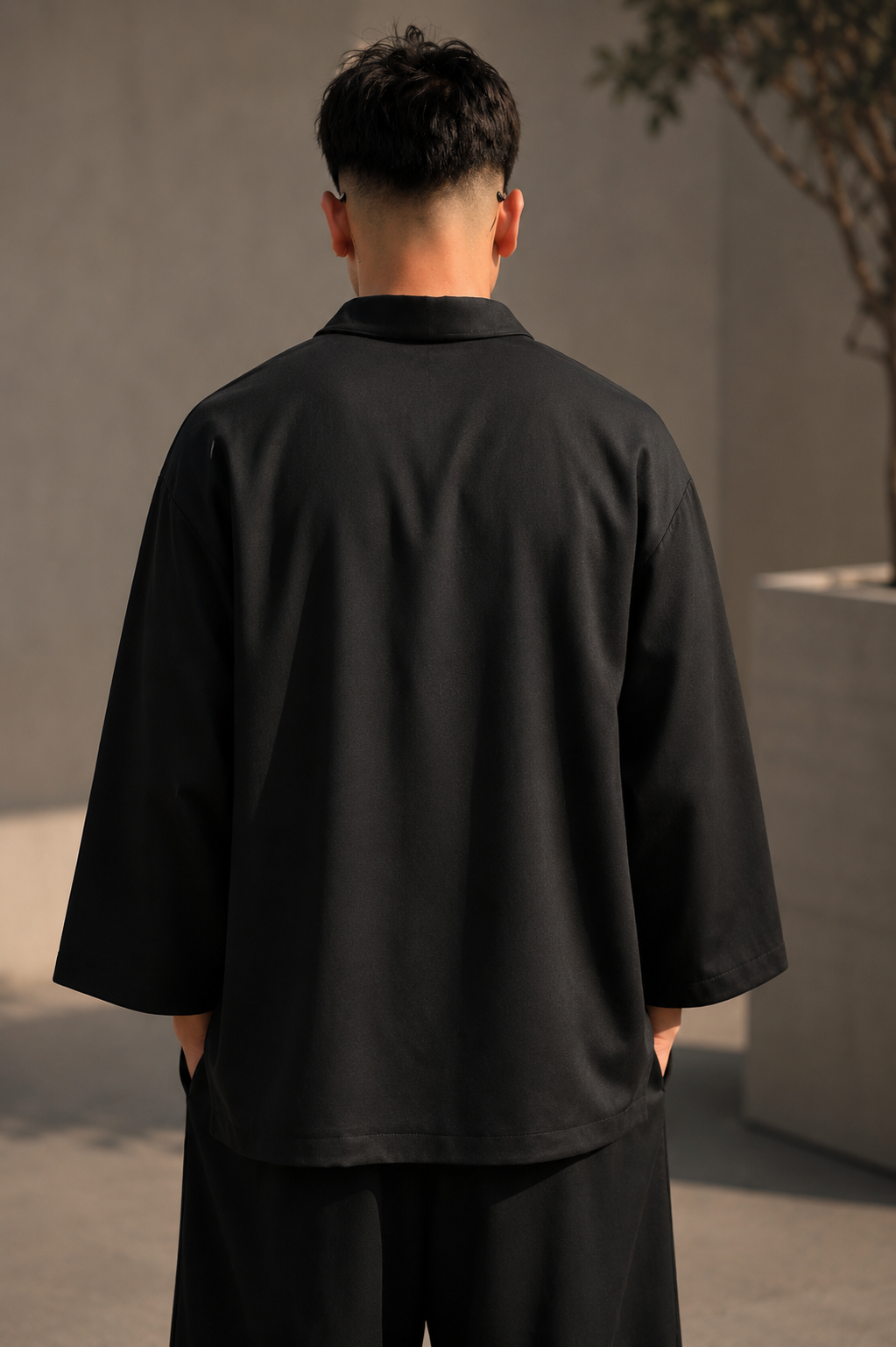 FS TENCEL SET IN BLACK