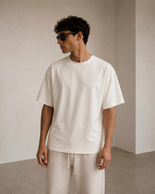 Classic Oversized T-Shirt – Off White