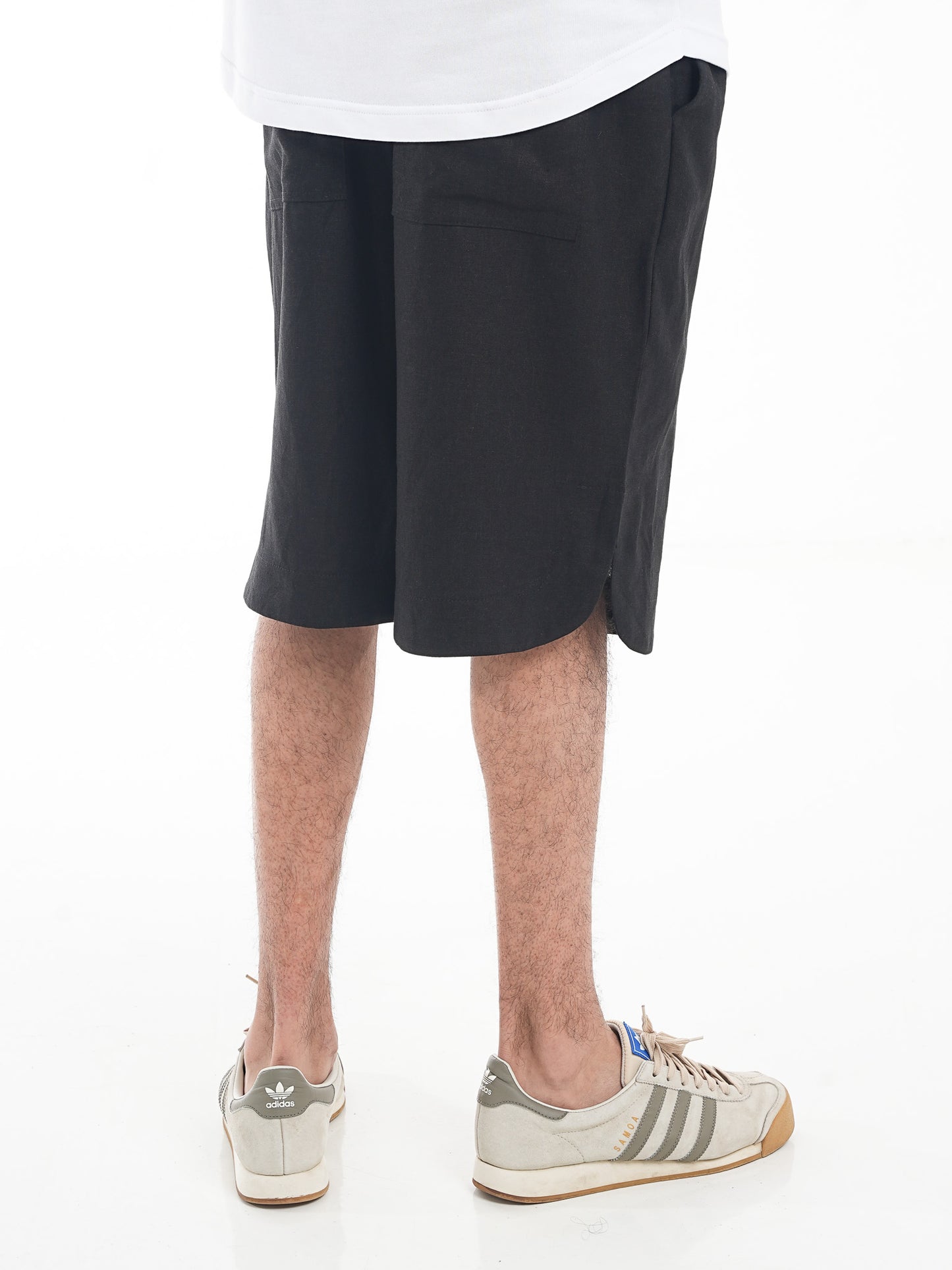 FERE STUDIOS LINEN SUMMER PANTS IN BLACK