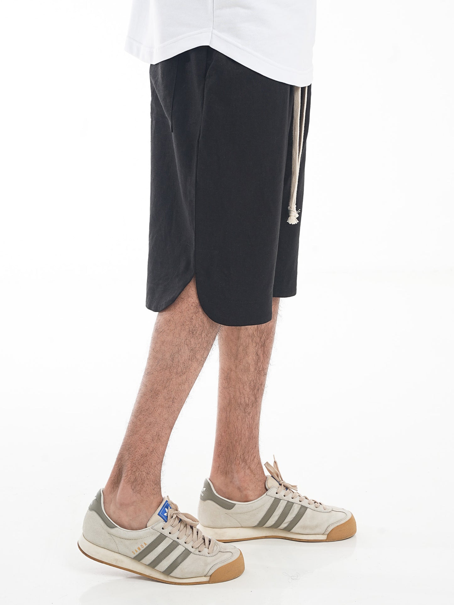 FERE STUDIOS LINEN SUMMER PANTS IN BLACK
