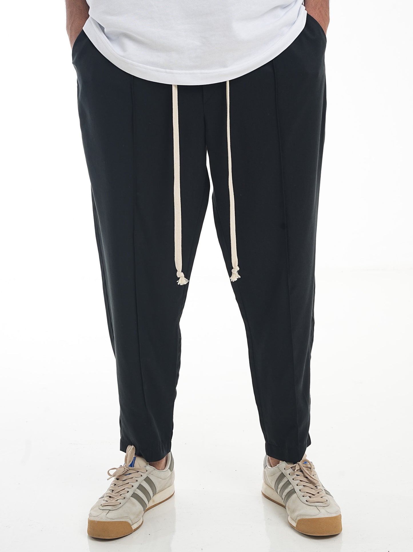 FERE STUDIOS TENCEL PANTS REGULAR FIT IN BLACK