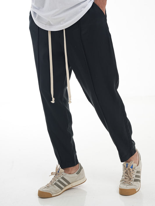 FERE STUDIOS TENCEL PANTS REGULAR FIT IN BLACK