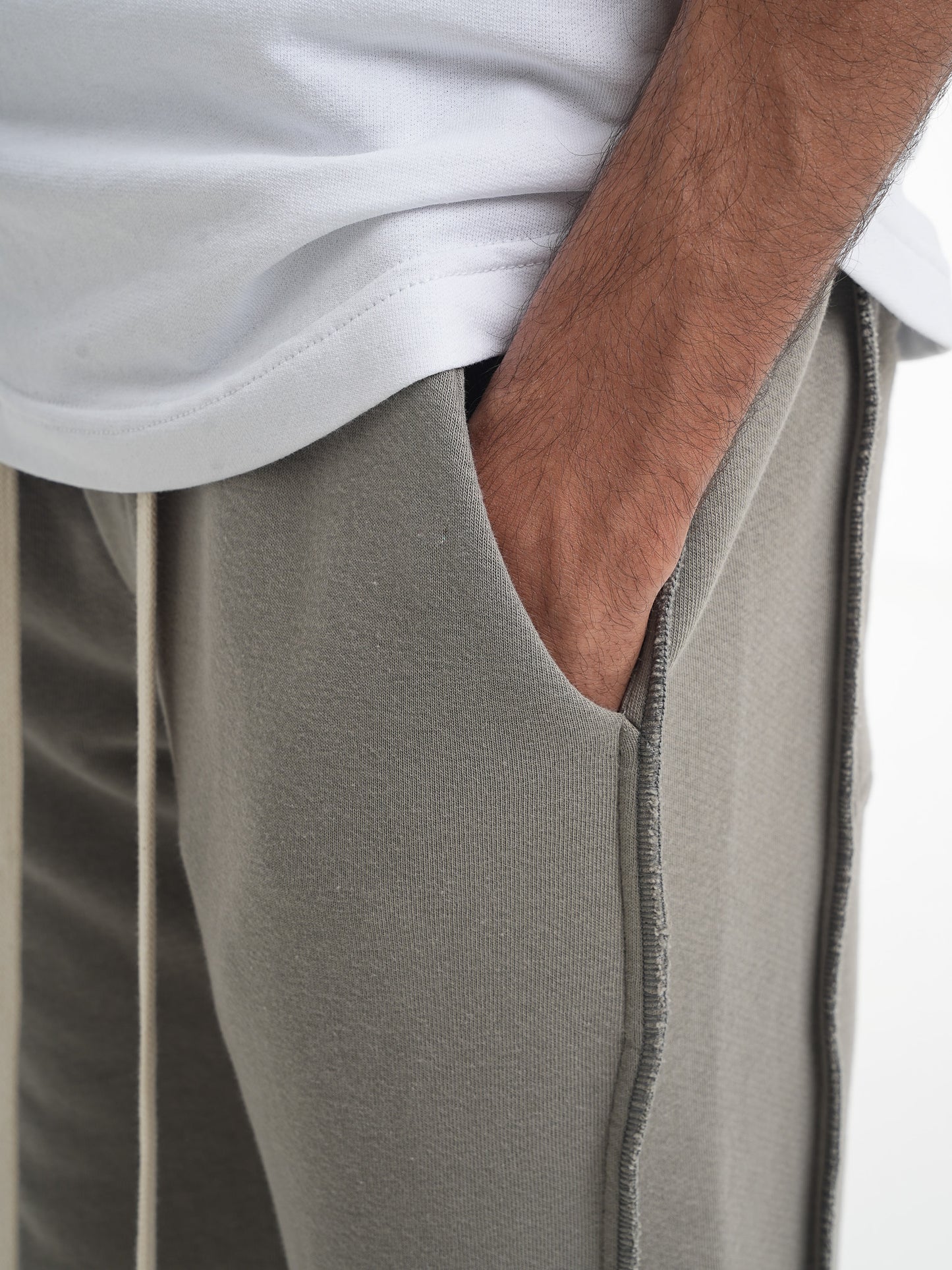 FERE STUDIOS PANTS BAGGY LOOSE FIT IN GRAY