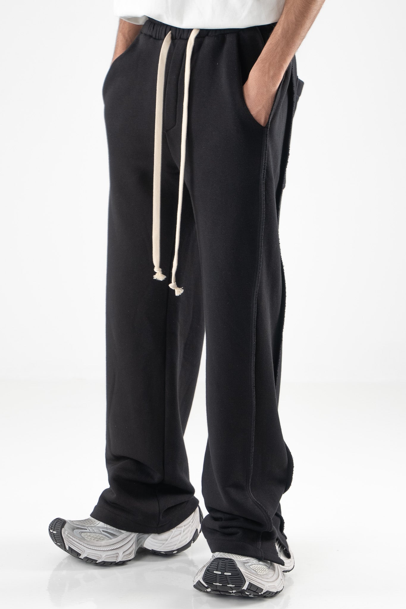FERE STUDIOS PANTS BAGGY LOOSE FIT IN BLACK