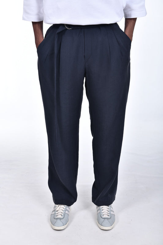 FERE STUDIOS PANTS BAGGY CHINO TROUSERS IN GREY ANTHRACITE