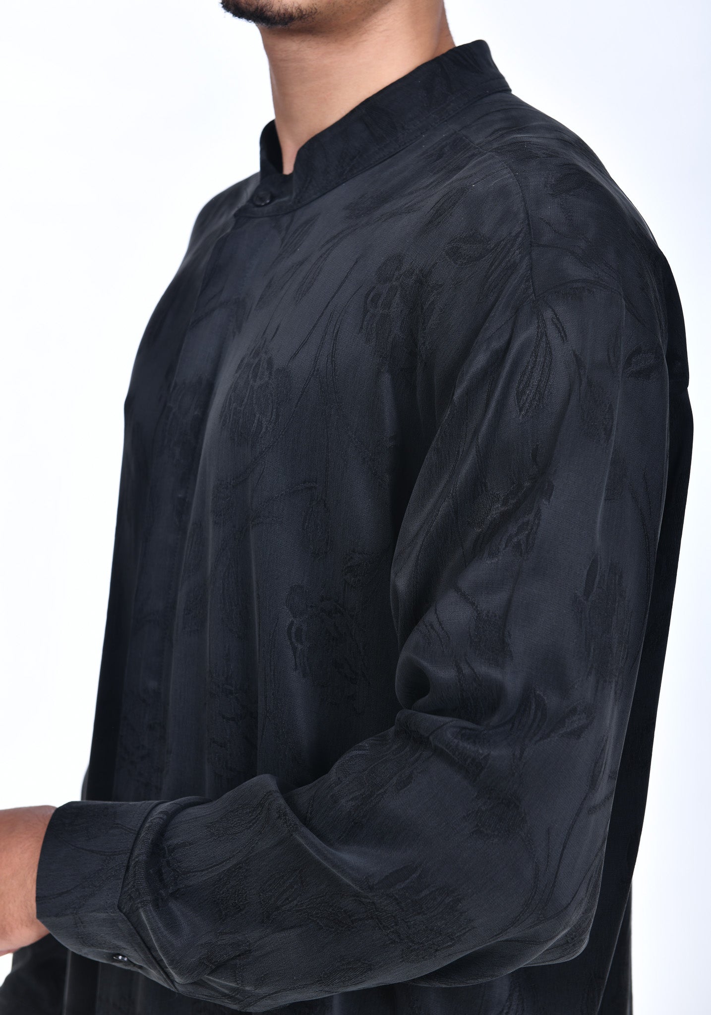 FERE STUDIOS OVERSHIRT WITH FLORAL EMBROIDERED