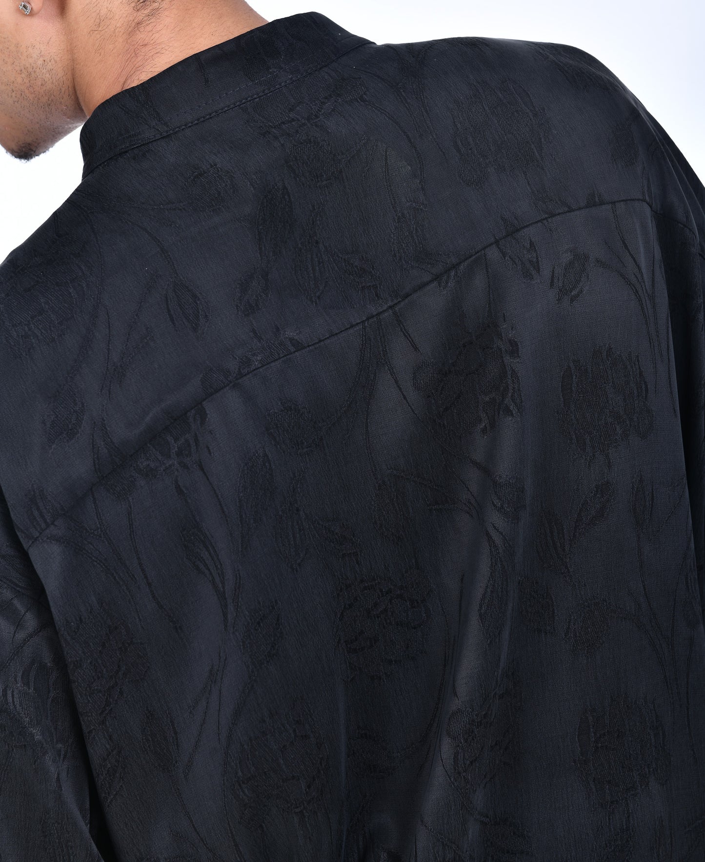 FERE STUDIOS OVERSHIRT WITH FLORAL EMBROIDERED