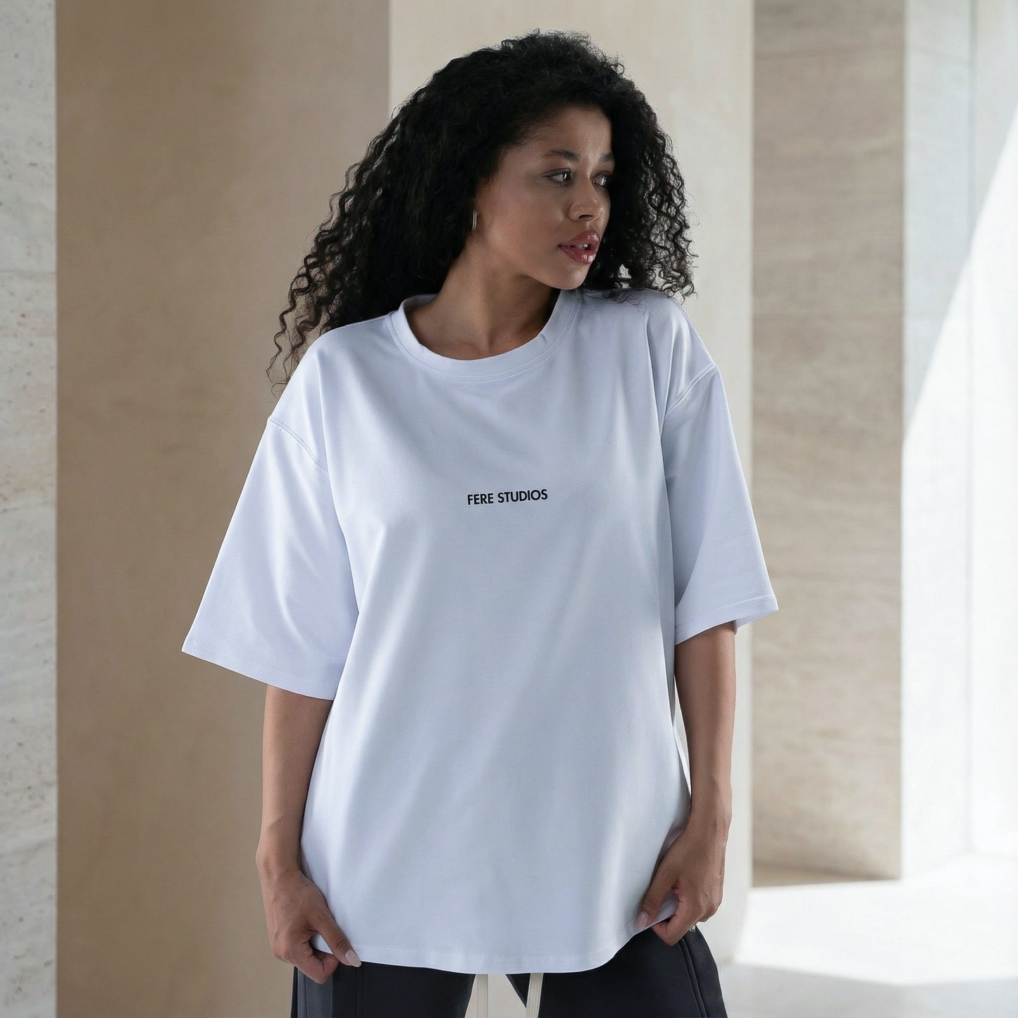 FERE STUDIOS T-SHIRT 'THE MOON"