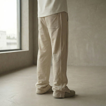 FERE STUDIOS PANTS BAGGY LOOSE FIT IN BEIGE
