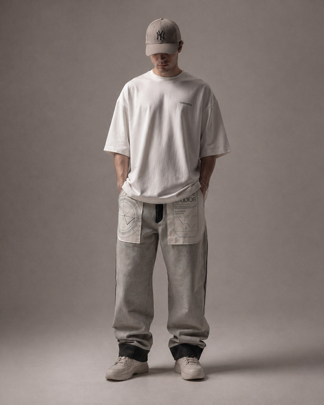 Cassiopeia Structured Denim Pants