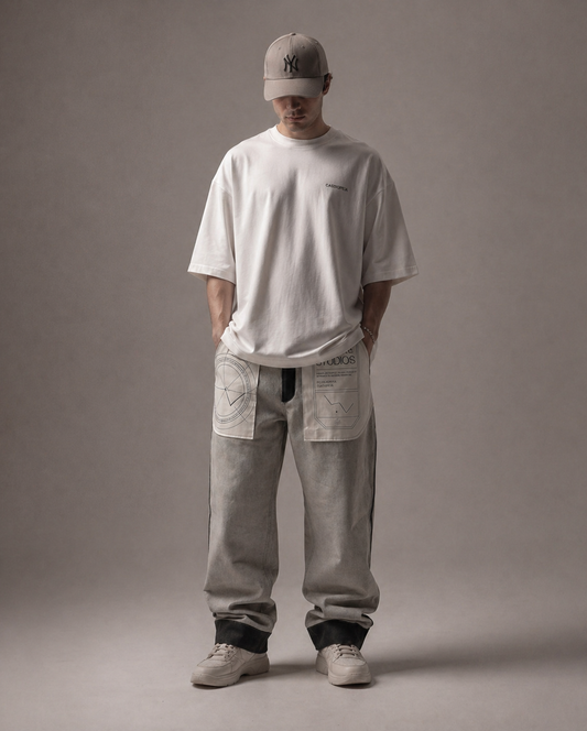 Cassiopeia Structured Denim Pants