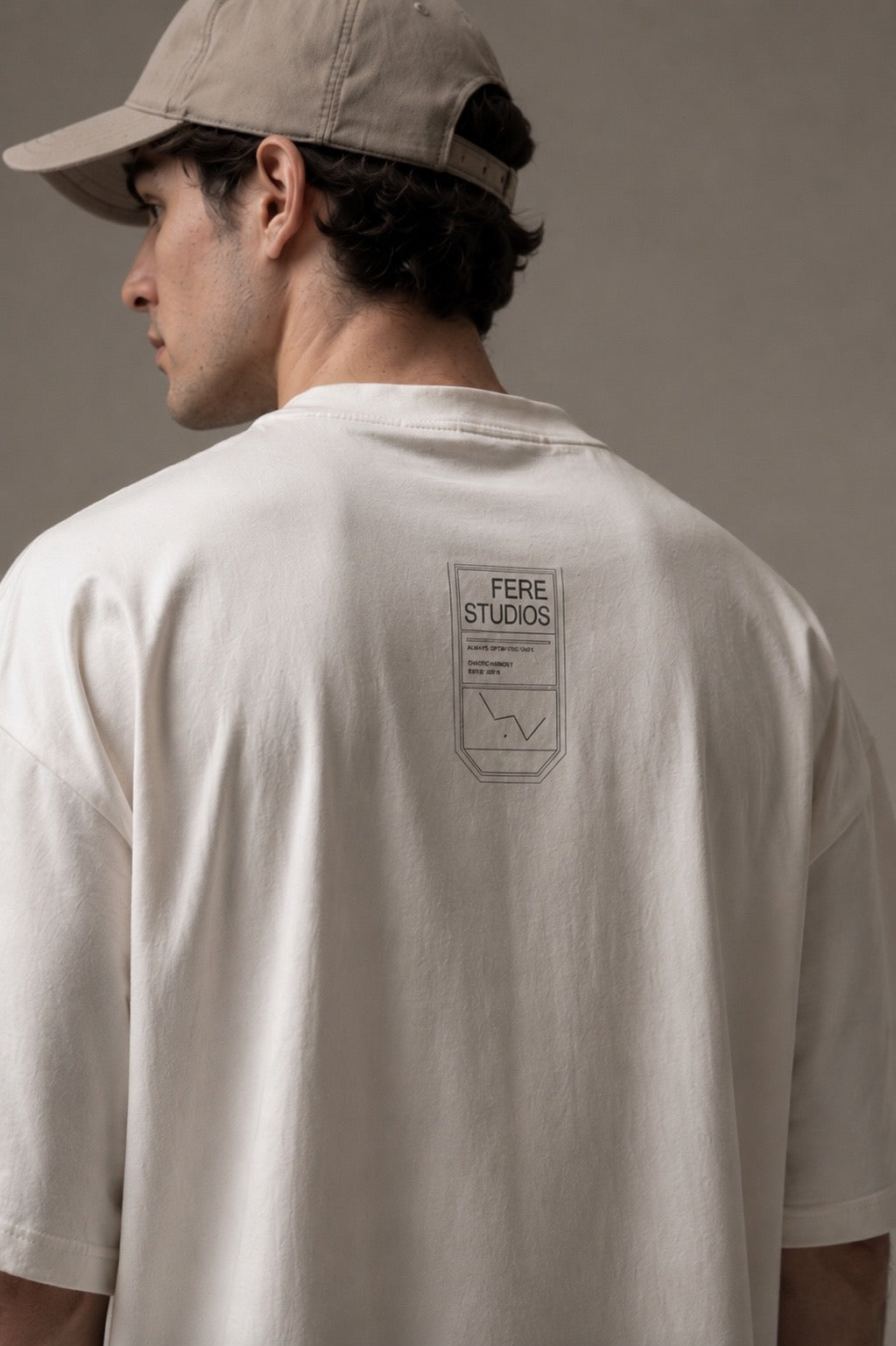 Cassiopeia Black Patch T-Shirt Off White