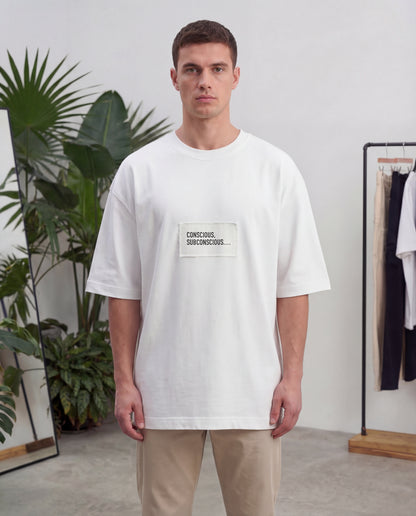 CONSCIOUS SUBCONCIOUS CLASIC OVERSIZED T-SHIRT