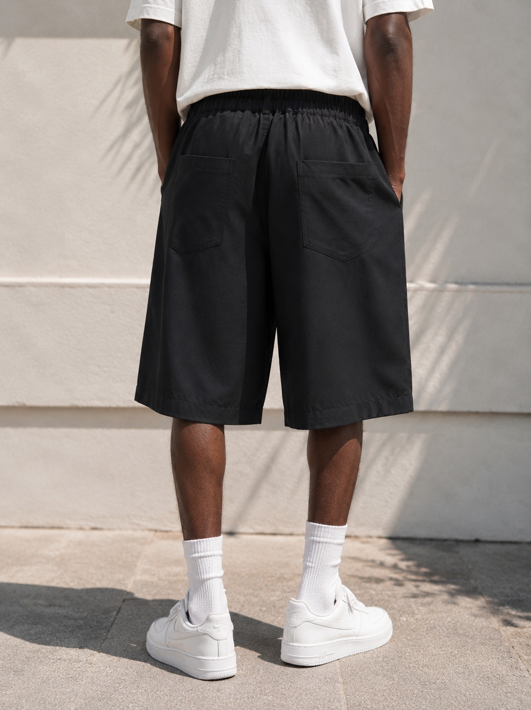 Fluid Tencel Pants in Washed Black