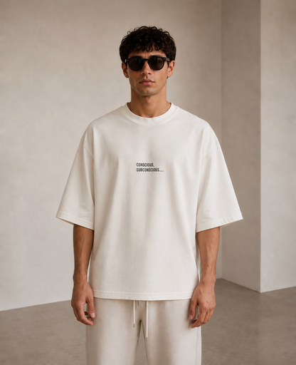 CONSCIOUS SUBCONCIOUS CLASIC OVERSIZED T-SHIRT