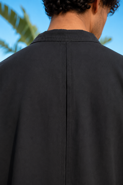 Relaxed Tencel Shirt in Black