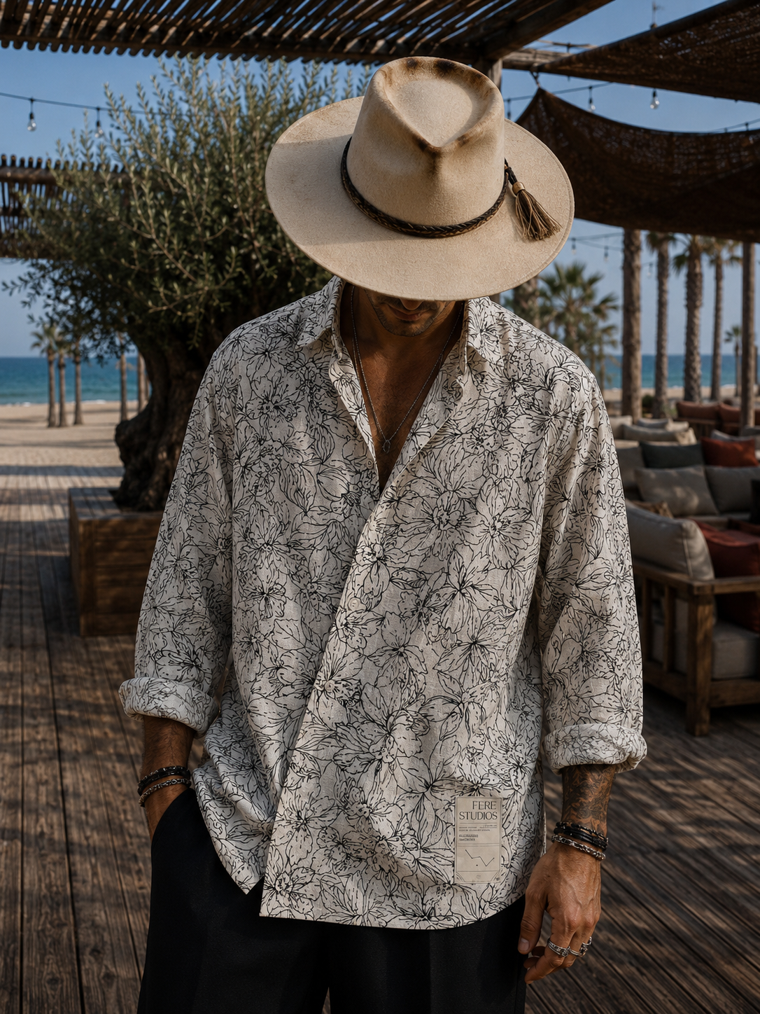 FERE STUDIOS – Mediterranean Linen Shirt
