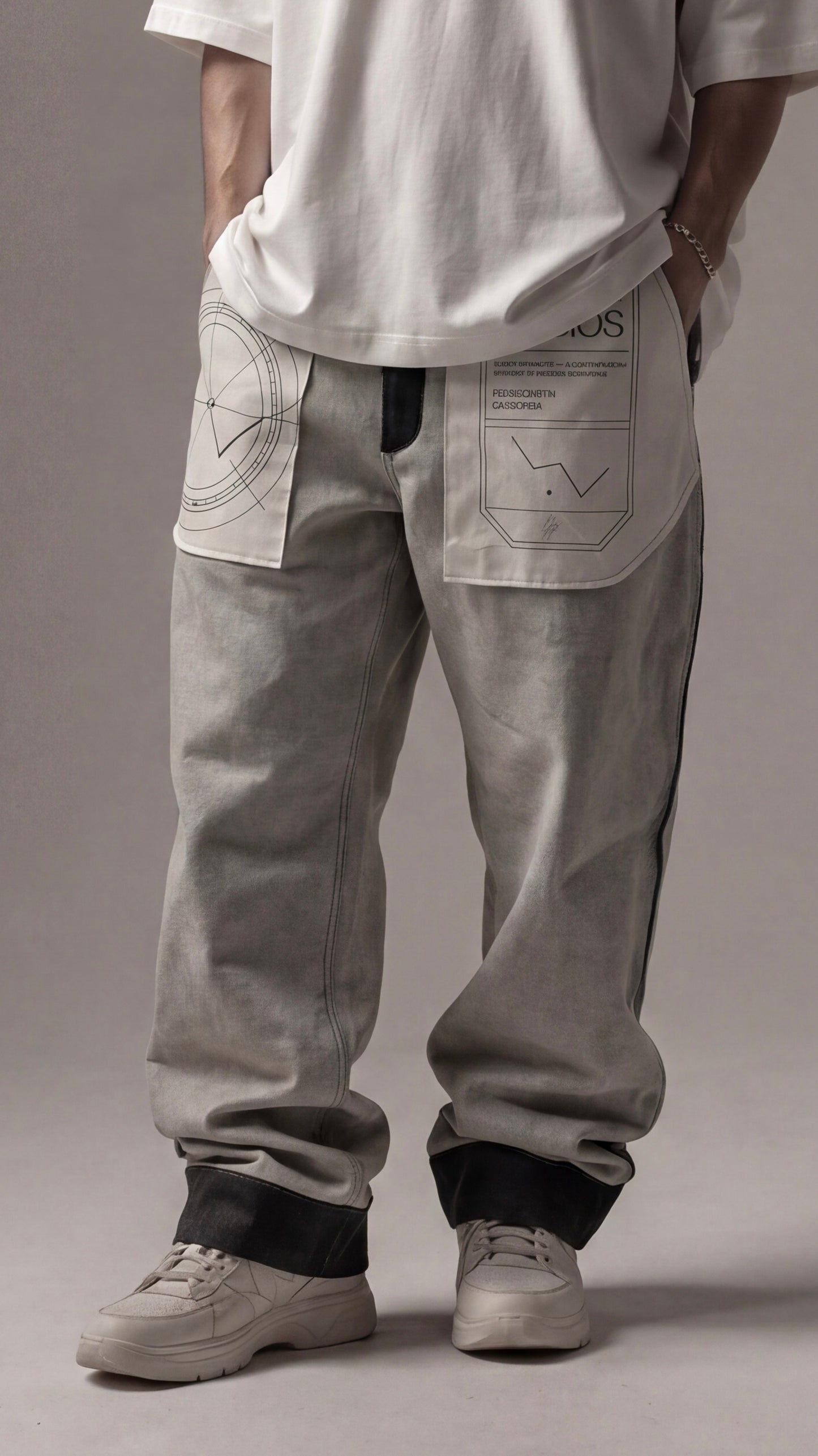 Cassiopeia Structured Denim Pants