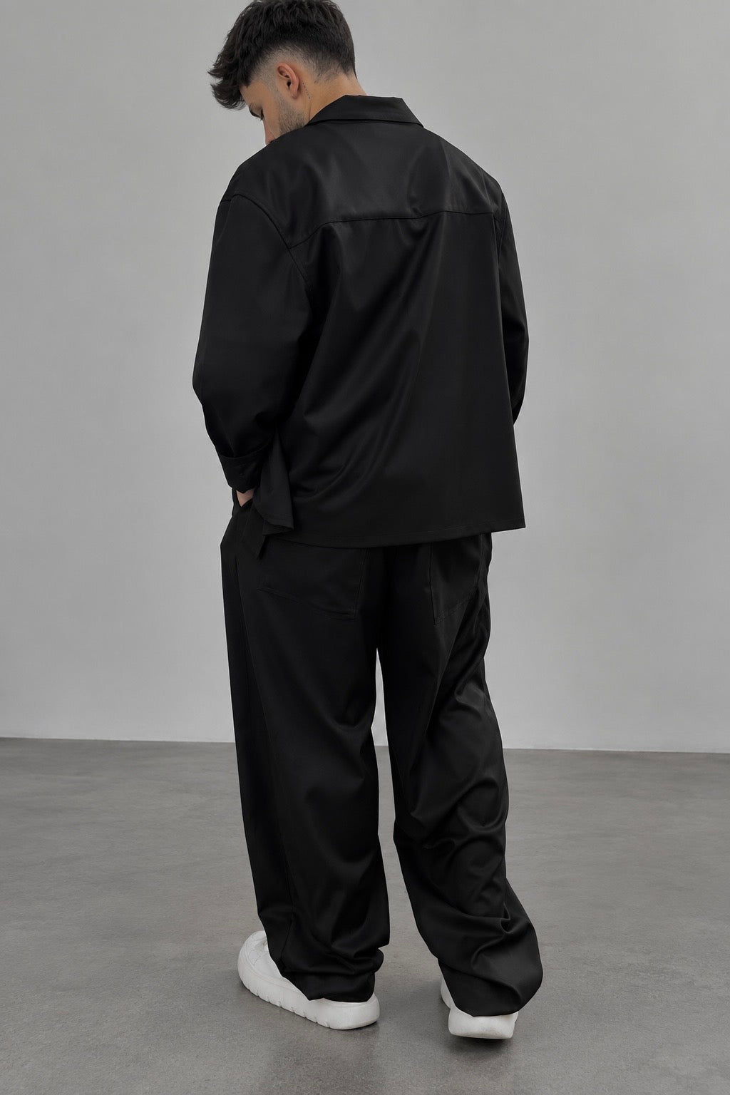 FS Tailored Black Suit Set