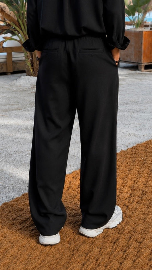 Fluid Tencel Pants in Black