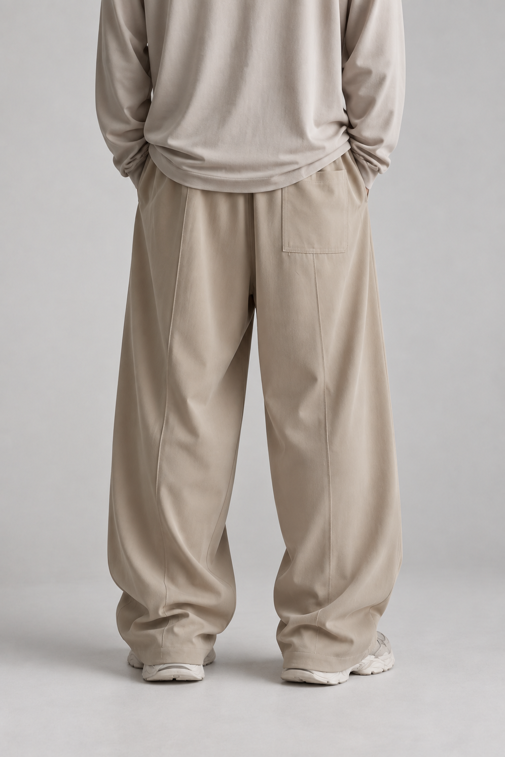 Fluid Baggy Cotton Pants