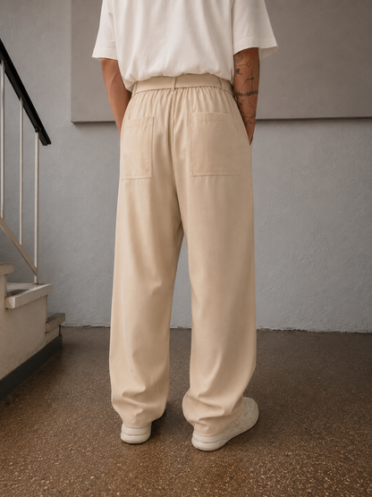 TENCEL FS PANTS IN BEIGE