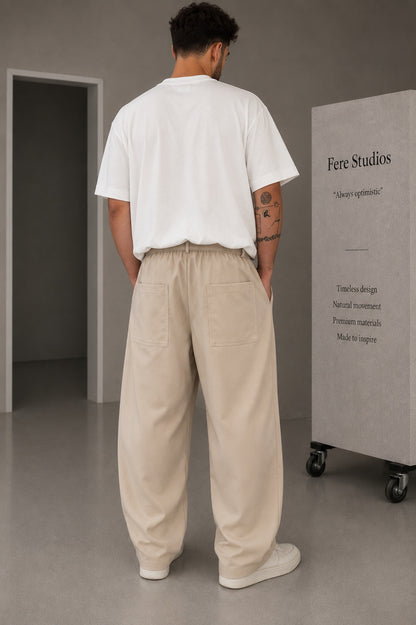 Premium Tailored FS Pants in Beige
