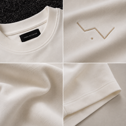 Classic Oversized T-Shirt  – Off White