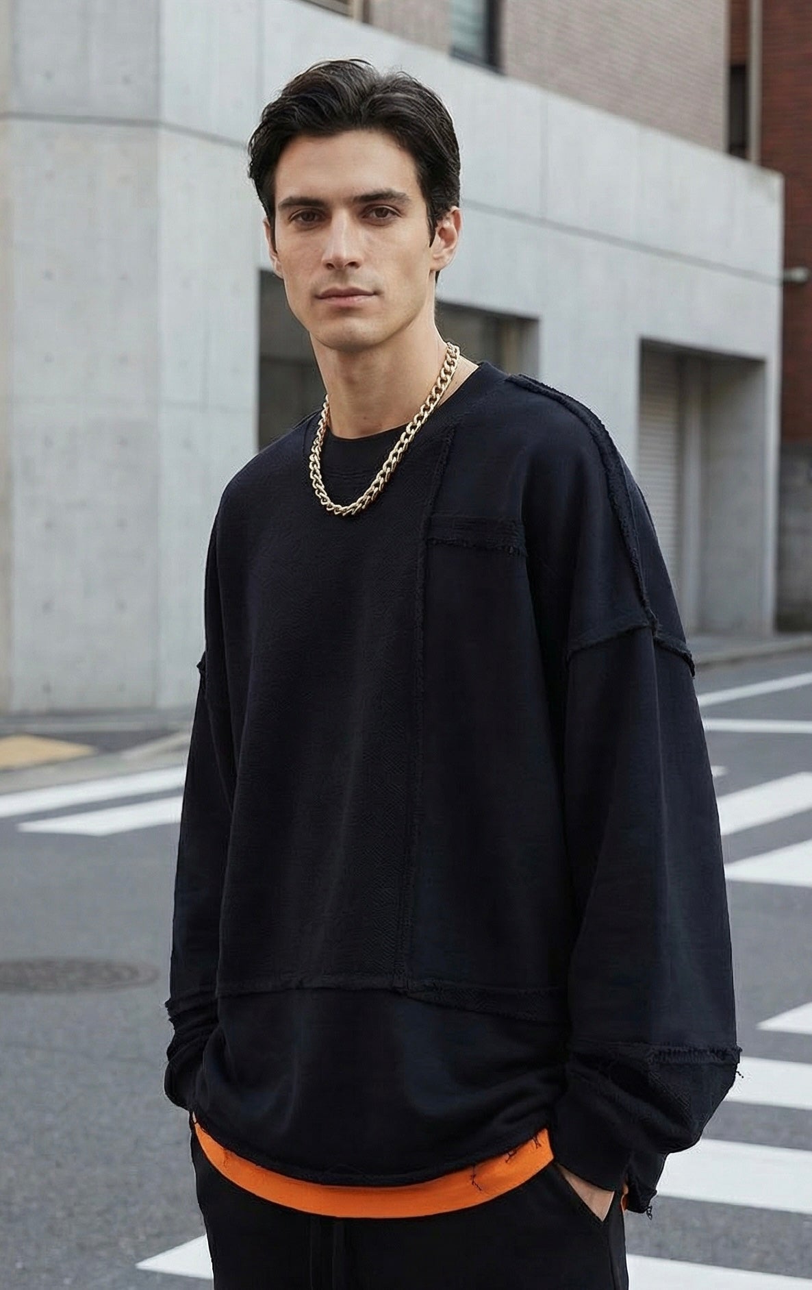 FERE STUDIOS SWEATER IN BLACK