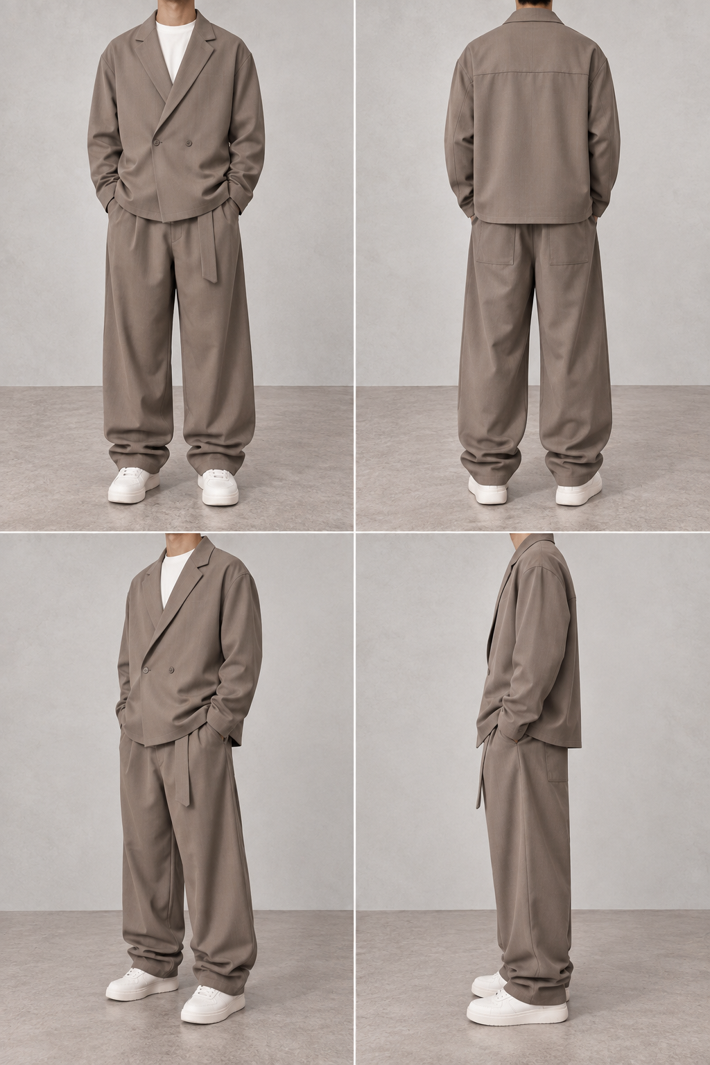 FS RELAXED TAILORED SET – TAUPE