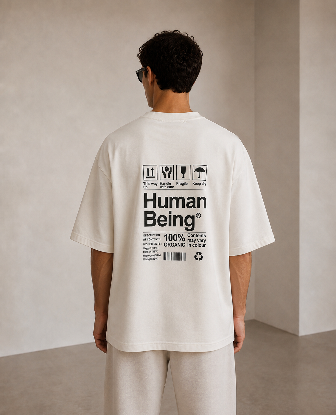 CONSCIOUS SUBCONCIOUS CLASIC OVERSIZED T-SHIRT