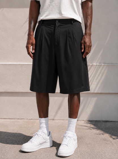 Fluid Tencel Pants in Washed Black
