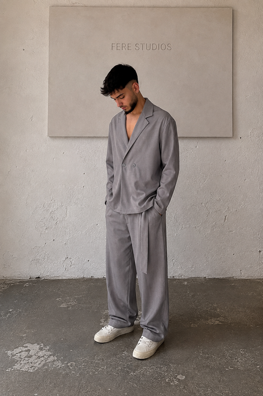 Tailored Stofa Set in Grey