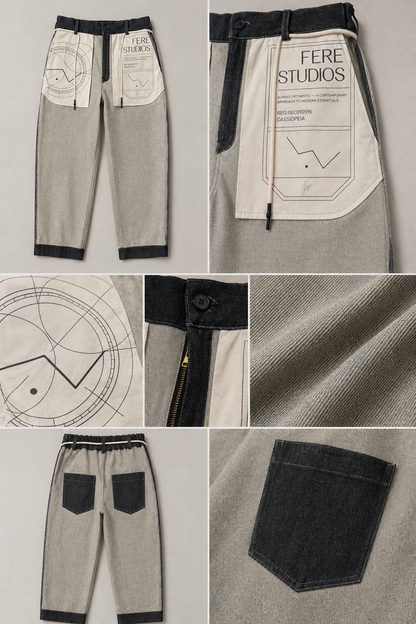 Cassiopeia Structured Denim Pants
