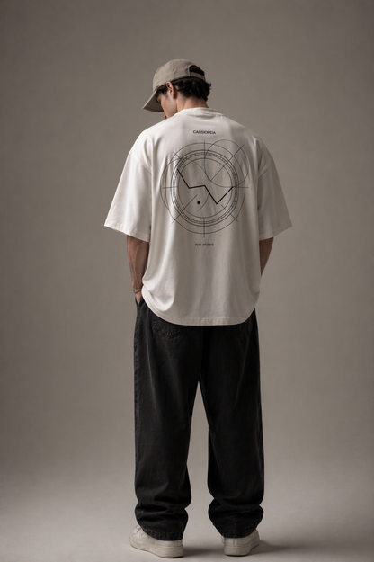 FERE Studios Cassiopeia Oversized T-Shirt in Off-White