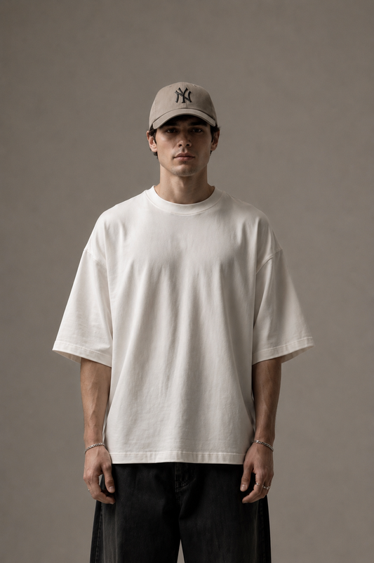 Cassiopeia Black Patch T-Shirt Off White