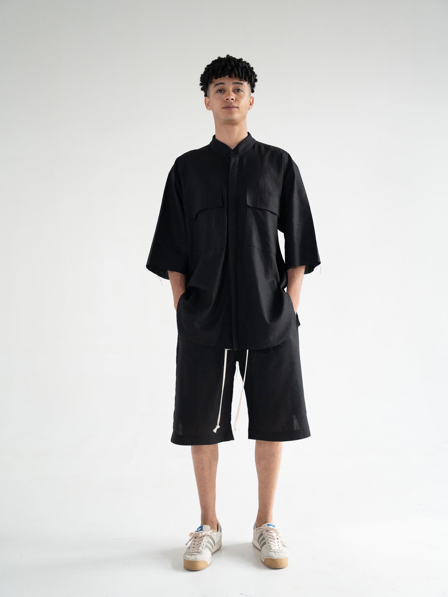 FERE STUDIOS LINEN SET SUMMER EDITION IN BLACK