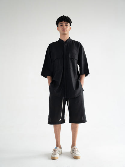 FERE STUDIOS LINEN SET SUMMER EDITION IN BLACK
