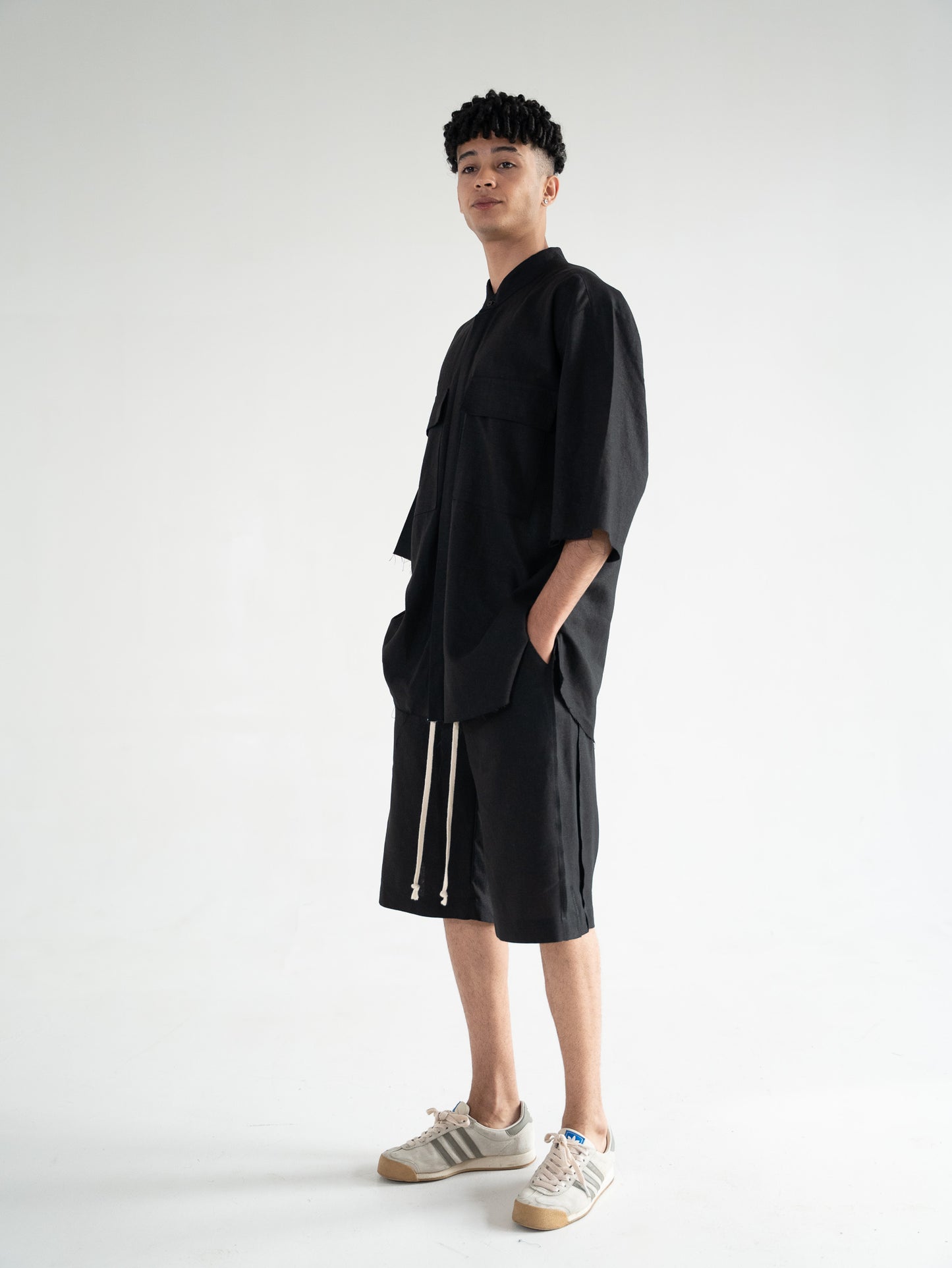FERE STUDIOS LINEN SET SUMMER EDITION IN BLACK