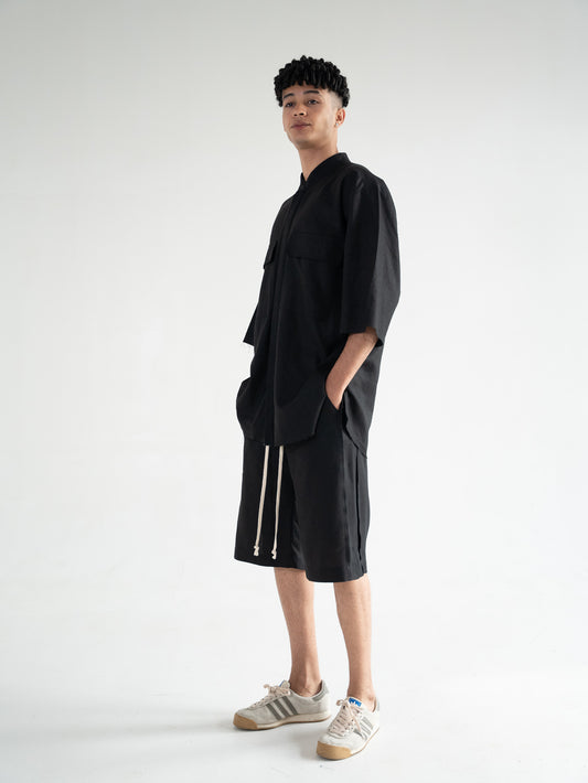 FERE STUDIOS LINEN SET SUMMER EDITION IN BLACK