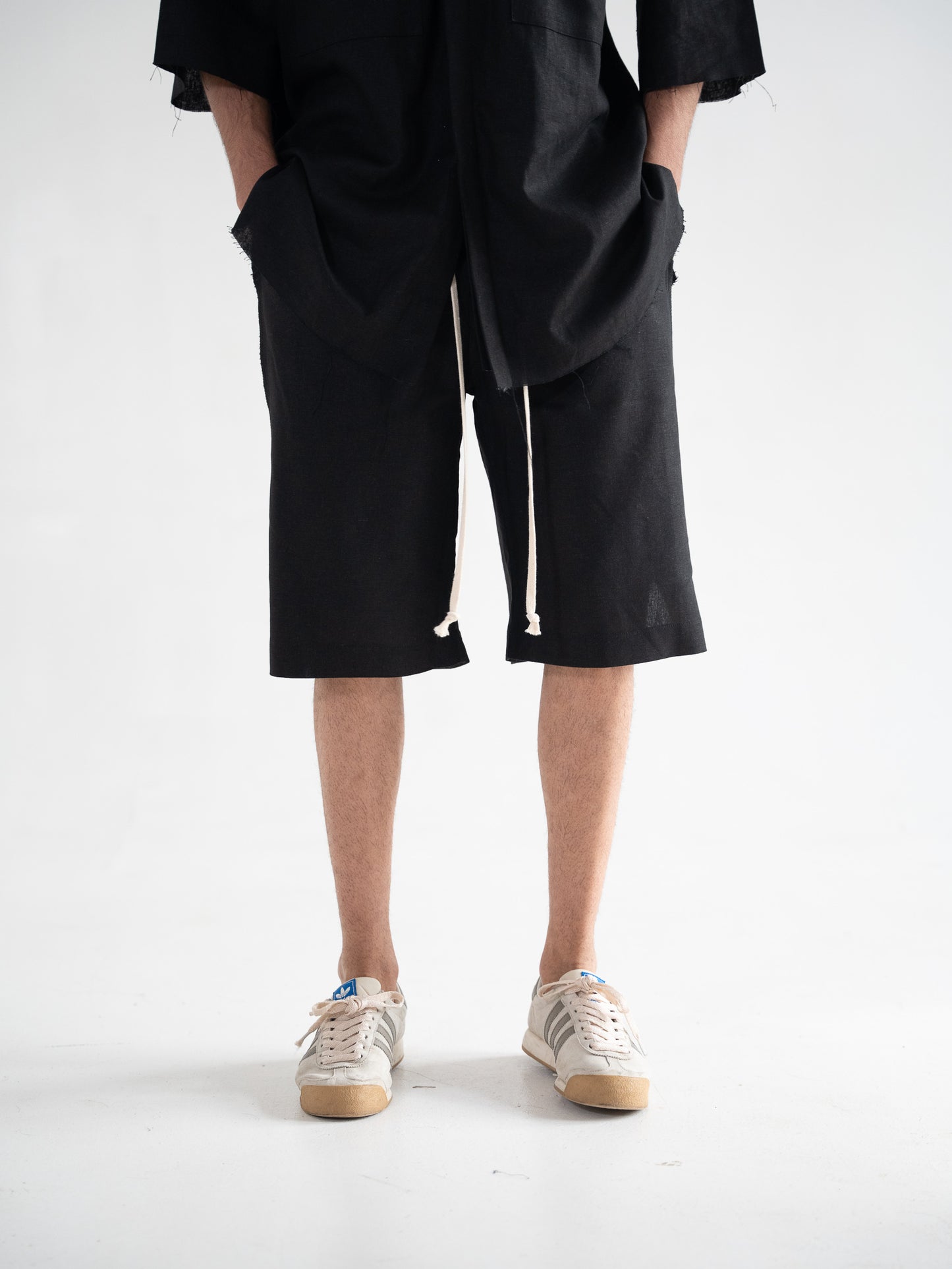 FERE STUDIOS LINEN SWEATPANTS SUMMER EDITION IN BLACK
