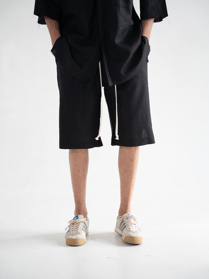 FERE STUDIOS LINEN SWEATPANTS SUMMER EDITION IN BLACK