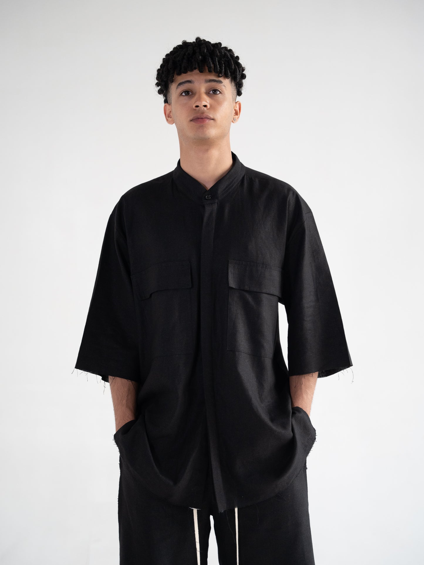FERE STUDIOS LINEN SET SUMMER EDITION IN BLACK