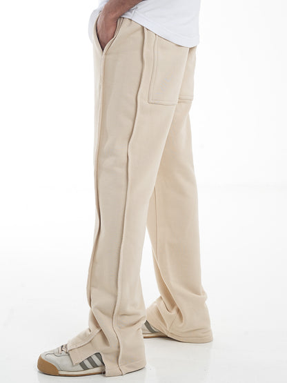 FERE STUDIOS PANTS BAGGY LOOSE FIT IN BEIGE