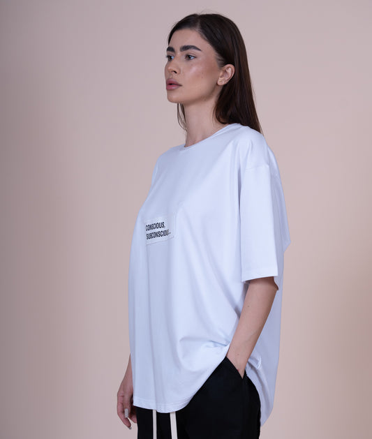 CONSCIOUS SUBCONCIOUS CLASIC OVERSIZED T-SHIRT