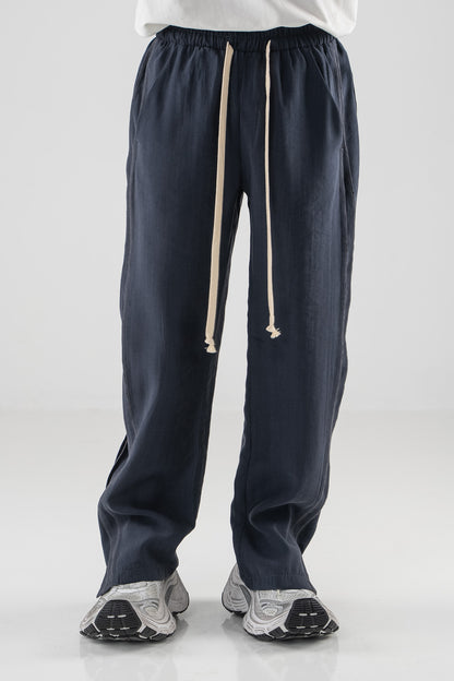 FERE STUDIOS PANTS BAGGY DOUBLE LANE IN GREY ANTHRACITE
