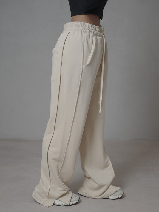 FS PANTS BAGGY LOOSE FIT IN BEIGE