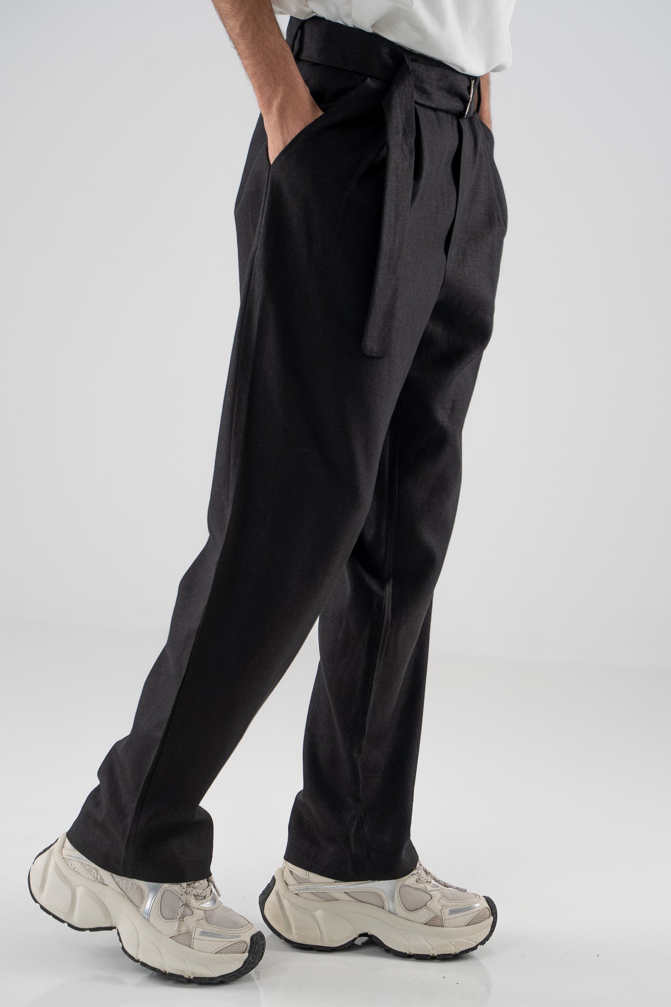 FERE STUDIOS PANTS LINEN CHINO TROUSERS